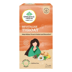 Organic India Revitalise Throat Tea Bags 25